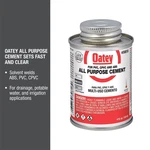 Oatey 30818 Fresh Oz Can Cpvc Abs All Purpose Pipe Cement 6475354. Fixed Price $8.98.