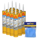 Sikaflex 1C Sl Sealant 29 Oz Tubes, Case Of 12 With Bonus Awf Pro Gloves. Fixed Price $223.49.