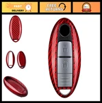 Carbon Fiber Key Fob Cover For Nissan 370Z Altima Frontier Rogue Smart Remote -. Fixed Price $74.99.