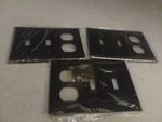 Lot Of Eagle 3G Toggle Switch Dup Receptacle Outlet Thermoset Wallplates 2158B. Fixed Price $12.09.