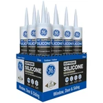 Silicone Caulk 10 Fl Oz Clear 12 Pack Ge Waterproof Supreme Window Door Sealant. Fixed Price $179.99.
