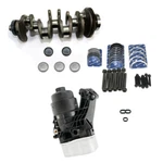 Crankshaft + Frost Plug Bearing Oil Filter Block For Vw 2.0 Td I03N105212B 04L103113. Fixed Price $1019.90.