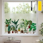 Rustic Stained Glass Window Film Two-way Privacy & Uv Protection, 35.4"X118.1. Fixed Price $66.99.