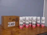Case 12 Cans Colortone 3881 Clear Gloss Guitar Lacquer & 3883 Sanding Sealer Nos. Fixed Price $200.00.