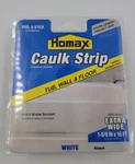 Homax Tub, Wall & Floor Caulk Strips 1-5/8" 16' Peel Stick Extra Wide White. Fixed Price $30.15.
