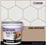 Custom Building Products Simplegrout #380 Haystack Ready Use - 1 Qt.. Fixed Price $26.97.