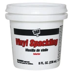 Dap 12130 Vinyl Spackling, Latex, Oil Base, White, 0.5 Pt Tub. Fixed Price $14.16.