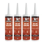 Liquid Rubber Rv Lap Sealant, White, 4 Pack. Fixed Price $65.00.