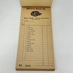 1960S Lot Of 2 Boar's Head Order Pad William Sopp Jr Franklin Sq Ny #6651-6750. Fixed Price $23.99.