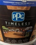Ppg Penetrating Urethane Technology Wood Oil 3 Gal Cedar Lifetime Guarantee Vhtf. Fixed Price $189.99.