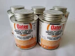 Oatey Orange Lava Cpvc Cut-in Cement #32166 Lot Of 5 "hot" Heavy Duty. Fixed Price $24.99.