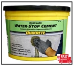Quikrete 10 Lb. Hydraulic Water Block Stop Cement, Masonry Concrete Sealant. Fixed Price $19.90.