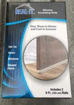 Seal It Silicone Insulating Strip Rolls 12FT Door Window Self Adhesive Tape 3M. Fixed Price $13.99.