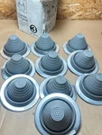 150 Pack Lot Dektite #3 Vent Roof Cap Flashing Boot DF103G #0-9 1/4"-5". Fixed Price $159.99.
