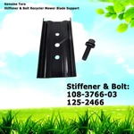 Genuine Toro 108-3766-03 Stiffener & Bolt 125-2466 Recycler Mower Blade Support. Fixed Price $22.49.