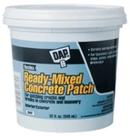 New Dap 31084 Ready To Use Concrete & Brick Patch Quart 6149868. Fixed Price $7.99.