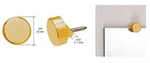 C.r. Laurence MC02BR Crl Brass Round Mirror Clip Set. Fixed Price $54.99.