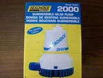 Seachoice Submersible 2000 Bilge Pump Part #19301. Fixed Price $62.95.