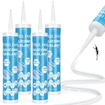 Paulinn Silicone Sealant, 100% Caulk Clear Waterproof For Rv, Kitche.... Fixed Price $35.19.
