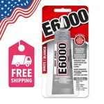 Eclectic Adhesive Glue, Industrial Strength, White E6000-50ML. Fixed Price $13.50.