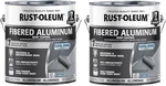 Ultimate 510 Fibered Aluminum Roof Coating - 2 Gallon Pack For Protection. Fixed Price $126.99.