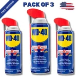 New Multi Purpose Original WD-40 Formula Lubricant Spray 3-PACK W/. Smart Straw. Fixed Price $17.65.