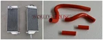 Aluminum Radiator & Silicone Hose For Honda CR250R 1992-1996 93 94 95 Red. Fixed Price $87.00.