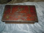 Guth Treasure Chest Chocolate Metal Box With Lid. Vintage Patina!. Fixed Price $19.00.