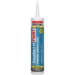Soudal 146729 Soudacryl 10.1OZ White 25 Yr Painter's Acrylic Latex CAULK-12PK. Fixed Price $30.73.