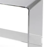 Butler Specialty Company Crystal Clear Acrylic Console Table -. Fixed Price $872.99.