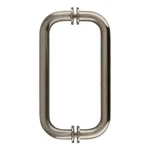 Crl BM8X8BN Brushed Nickel 8" Series Tubular Back-to-back Pull Handle. Fixed Price $38.30.
