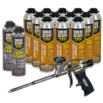 Great Stuff Pro 26.5OZ Construction Adhesive, Awf 1000 Foam Gun, Cleaners. Fixed Price $279.49.