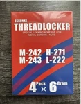 Threadlocker 242,243,271,222 Pack. Fixed Price $6.99.