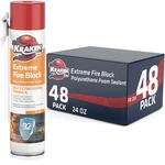 Kraken Bond Extreme Fire Block Polyurethane Foam Sealant 24OZ 48 Pack -straw Use. Fixed Price $449.99.