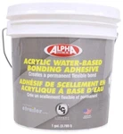 Alpha Systems Acrylic Water Based Bonding Adhesive (1 Gallon) (N801100GLCI). Fixed Price $119.62.