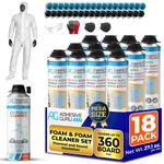 AG930 Self-expanding Insulation Spray Foam Sealant 32.8 Oz. (18-PACK) With AG410. Fixed Price $335.99.
