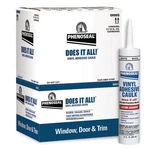 Does All 10 Oz. White Exterior/interior Vinyl Adhesive Caulk (24-PACK). Fixed Price $175.82.