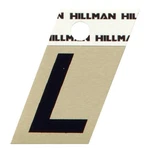 Hillman 840516 Black/gold Metal Self-adhesive Letter 1.5 In. (pack Of 6). Fixed Price $7.79.