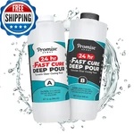 Promise Epoxy Fast Cure Deep Pour Resin 64 Oz - Crystal Clear And Uv Resistant,. Fixed Price $51.52.