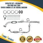 Catalytic Set + Resonator For 2000-2002 Toyota Tundra 4.7L W. Federal Emission. Fixed Price $284.81.