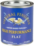 General Finishes High Performance Water Based Topcoat, 1 Quart, Flat. Fixed Price $48.00.