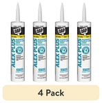 (4 Pack) Alex Plus 10.1 Oz Clear All Purpose Acrylic Latex Caulk Silicone. Fixed Price $19.13.