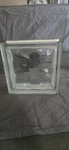 Pittsburgh Corning Decora Glass Block 8X8X3" Retired New Wavy Brick Nos Usa. Fixed Price $22.50.