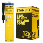 Stanley S425 Window&door All Weather Pro Silicone Sealant, 10.1OZ 12 Pack White. Fixed Price $71.99.
