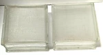 Vintage Reclaimed Architectural Glass Blocks 7-3/4" X 3-7/8"--LOT Of 2. Fixed Price $13.99.