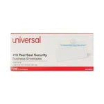 Universal #10 Peel Seal Security Envelopes 4.125X9.5IN 100 Pack UNV36004. Fixed Price $11.00.