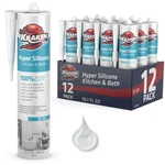 Kraken Bond Hyper Kitchen & Bath Silicone, 10.1OZ 12 Pack Clear. Fixed Price $59.99.