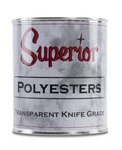 Superior Polyester Knife Grade Stone Adhesive Transparent, 1 Qt. Fixed Price $34.38.