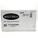 Seal-once Marine Ready Mix 2 Gal Penetrating Wood Sealer Waterproof Stain Clear. Fixed Price $777.00.