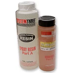 System Three Epoxy Resin With #2 Medium Hardener, 1.5 Pints, Amber. Fixed Price $47.95.